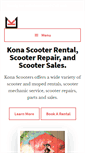 Mobile Screenshot of konascooters.com